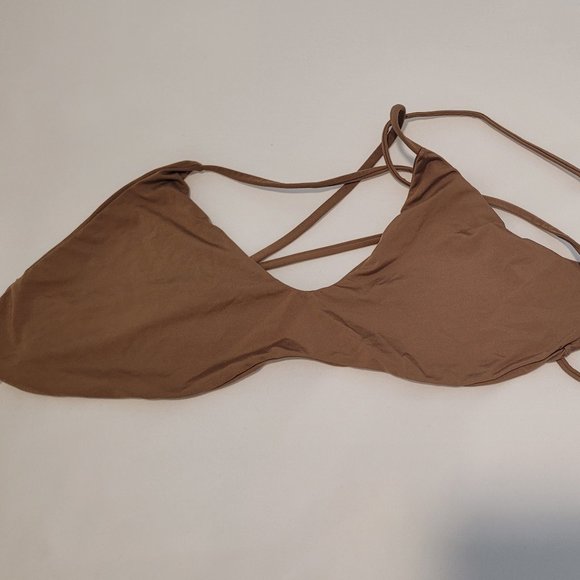 Brown Strappy Bikini Set by Maygel Coronel - Picture 2 of 5